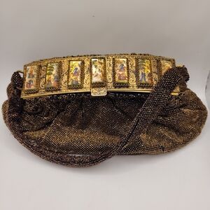 Antique Mesh Purse 1920s Art Deco Made In France